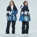 New Snowboarding Suit For Men Women, Couple Style, Warm Thickened Korean Version Ski Jacket And Pants Set_desvips.com