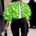 Women's Clothing Fashion Temperament Polka Dot Printed Short Top Jacket_desvips.com
