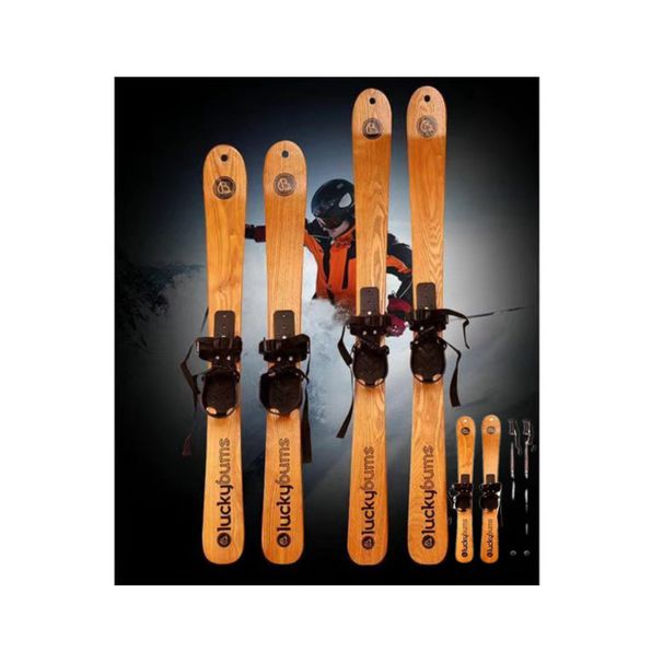 Beginner Entry-Level Double Board Adult Ski Equipment For Children And Teenagers Kids_desvips.com