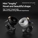 ROCKBROS Bike Bell Mini Bell Copper Alloy 90dB For 22.2–31.8mm Handlebars_desvips.com