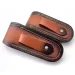 Genuine Cow Leather Fold Knife 2 Sizes With Brass Buckle Knives Pliers Sheath Scabbard Cover Holder Storage Bag Pouch_desvips.com