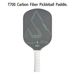 Carbon Fiber T700 Pickleball Racket, 16mm Pickleball Racket With Roughness And High Friction, USA Pickleball Approved_desvips.com