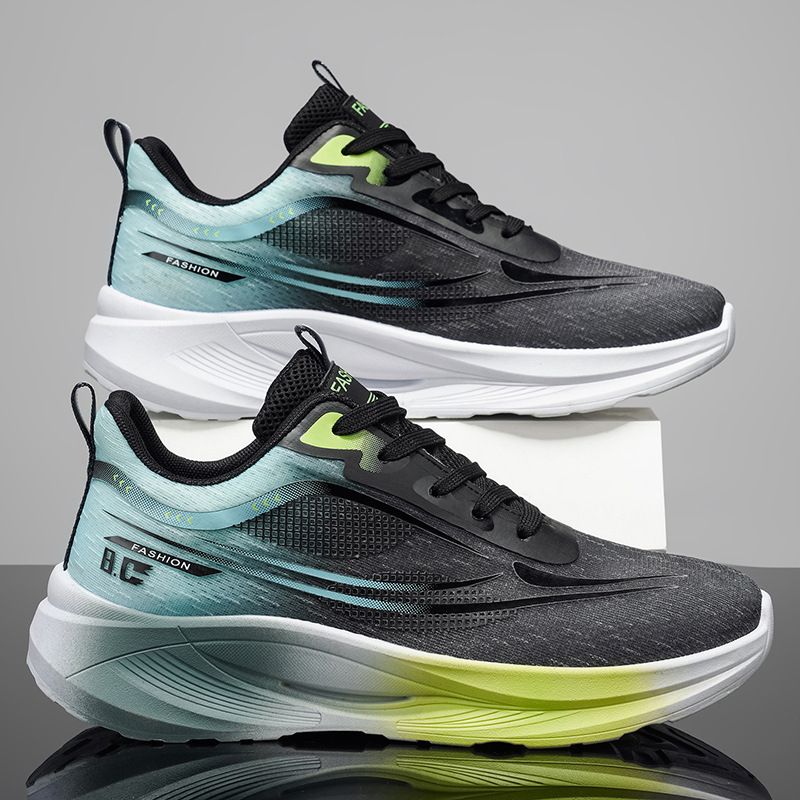 2026 Summer New Men's Mesh Breathable Student Sports Cushioning Running Shoes For Men_desvips.com