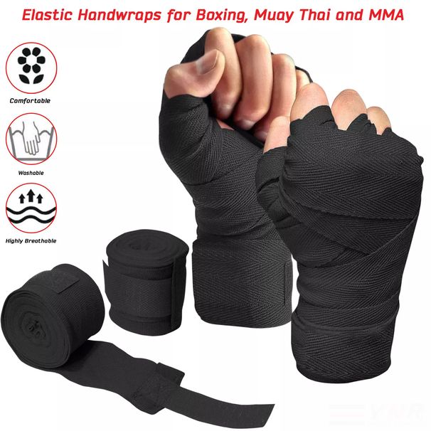 Boxing Bandage Hand Strap High Elastic Pressure Comfortable Breathable Sanda Fighting Sports Hand Strap Sandbag Training_desvips.com