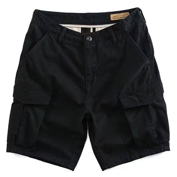 Men's Cargo Casual Loose Summer Versatile Outdoor Wear Trendy Brand Ins Style Straight Five-Point Shorts_desvips.com