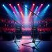 Thickened And Reinforced Floor-standing Microphone Stand, Heavy-duty Microphone Stand, Height-adjustable Condenser Microphone, Stage Performance Microphone Stand, Foldable And Easy To Store, Perfect For Chinese New Year Gifts._desvips.com