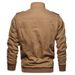 2024 Men's Jacket Autumn Winter Fleece Tactical Jackets Men Casual Multiple Pockets Windproof Outdoor Workwear Coat_desvips.com