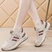 2025 Spring New Forrest Gump For Casual, Breathable, Lightweight, Versatile, Height Increasing, Thick Soled Sports_desvips.com