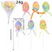New Easter Pattern Printed Foam Decorations, Holiday Simulation Egg Inserts For Scene Arrangement_desvips.com