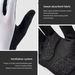 ROCKBROS Road - to - Sky Gloves, Cycling Gloves with Touchscreen Function, Full - Finger Design_desvips.com