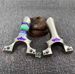 Aluminum Alloy Slingshot Silvery Slingshot 12*8*2 Cm Suitable For Outdoor Competitions, Fitness Shooting, Hunting, Fishing And Games_desvips.com