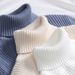 Women's High Neck Knit Sweater - Soft Core-Spun Yarn Slim Fit Pullover Short Top In Classic Colors_desvips.com