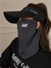 2024 Summer New Full Neck Integrated Sunscreen For Men UV Protection Outdoor Ice Silk Face Mask With Ear Hooks_desvips.com
