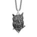 Owl Skull Alloy Pendant Trendy Personalized Viking Titanium Steel Men's Necklace Popular Accessory_desvips.com