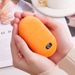 Fashion Hand Warmer With Surround Heating, Dual-Side Heat, 3 Temperature Settings, Type-C Quick Charge, Scratch-Free Grip For Daily Use_desvips.com