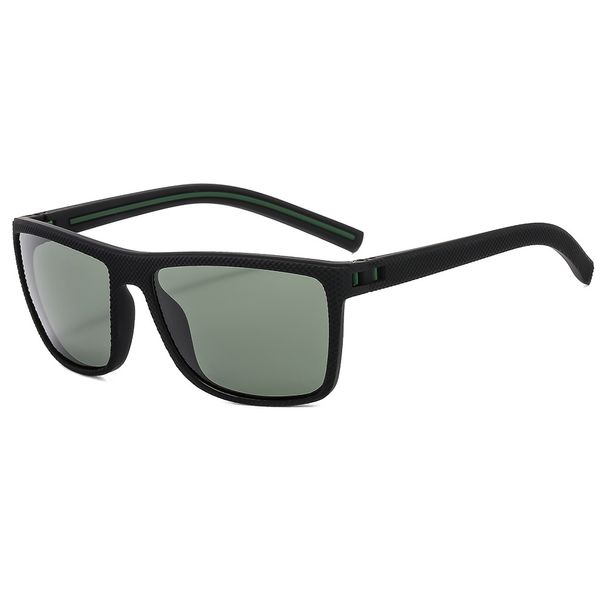 New Fashion Outdoor Men's Sports Polarized Glasses Square Frame Spring Legs 78030 Cycling Sunglasses_desvips.com