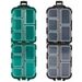 Double-layer Small Box, Portable Pill Organizer, 10-compartment Sealed Moisture-proof Medicine Storage Box_desvips.com