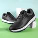 Luxury Brand Solid Color Thick Sole Golf Rotating Buckle Casual Breathable Mesh Sports Shoes High-quality Sneakers_desvips.com