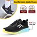 FitVille Walking Men Wide Width Thick Sole Lightweight Breathable Sneakers Shoes For Plantar Fasciitis Pain Relief_desvips.com