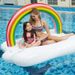Swimming Rings Super Large Thickened Rainbow Island Water Floating Bed Rainbow Cloud Inflatable Floating Drainage Floating Lounge Chair Swimming Ring_desvips.com