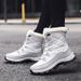 Women's Winter Snow Boots With Faux Fur Lining, Waterproof PU Upper & Non-Slip Rubber Sole – Warm Mid-Calf Boots For Outdoor Skiing & Daily Wear_desvips.com