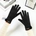 Autumn And Winter Women's Touchscreen Outdoor Fleece-Lined Warm Cycling Gloves_desvips.com