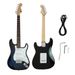 Single Shake ST Series Set Blue Professional Grade For Children And Adults Beginners Electric Guitar_desvips.com
