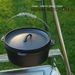 Cast Iron Dutch Oven - Heavy Duty Camping Cookware For Stews Soups & Roasting - Perfect For Outdoor Cooking & BBQ_desvips.com
