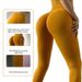 Yoga Pants New Nude Peach Hip High Waist Yoga Pants Seamless Hip Lifting Tights Sports Outdoor Fitness Pants Women's_desvips.com