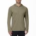Men's Fishing Suit Lightweight Ice Silk Long Sleeve T-Shirt Sun Protection Hooded Open Finger Button For Lure Fishing Summer_desvips.com