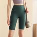 Women's Yoga High Waist Hip Lift Tight-Fitting Outdoor Fitness Mid-Length Running Cycling Nylon Sports Shorts_desvips.com