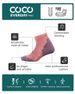 ZEALWOOD Running Cotton Men's Women's Breathable Cushion No Show/Ankle/Crew Antibacterial Moisture Wicking Socks 3 Pairs_desvips.com