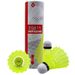 Red Double Happiness DHS Nylon Durable Plastic Training Badminton 6-Pack Yellow EG61Y_desvips.com