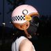 Retro motorcycle helmet Men's and women's electric pedal half cover 3/4 half helmet Four seasons Bluetooth_desvips.com