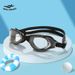 HD Waterproof Anti-Fog Glasses For Adults And Children Professional Swimming Diving Goggles_desvips.com