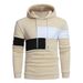 Men's Clothing autumn and winter men's fashion color matching sweatsh men's color matching hoodie hot sales_desvips.com