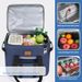 Large Capacity Insulated Cooler Bag Portable Waterproof Picnic Tote For Camping Outdoor Leakproof Thermal Lunch Box Carrier With Adjustable Strap_desvips.com