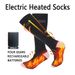 AMZ Hot-Selling Electric Thermal Heating Outdoor Ski Heated Socks_desvips.com