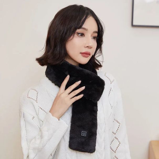 Heating Scarf Rechargeable Smart Women Winter Heated Warmer Cold Neck Protection Hot Compress Cervical Artifact Gift_desvips.com