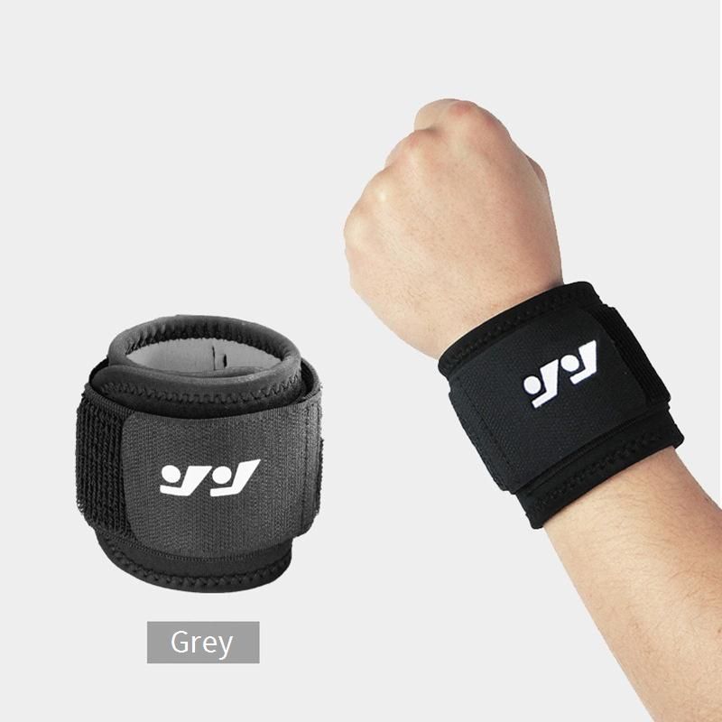Adjustable Compression Wrist Wrap For Gym, Basketball, Weightlifting & Sports Support - Breathable (Black/Blue/Orange/Red/Green/Gray)_desvips.com