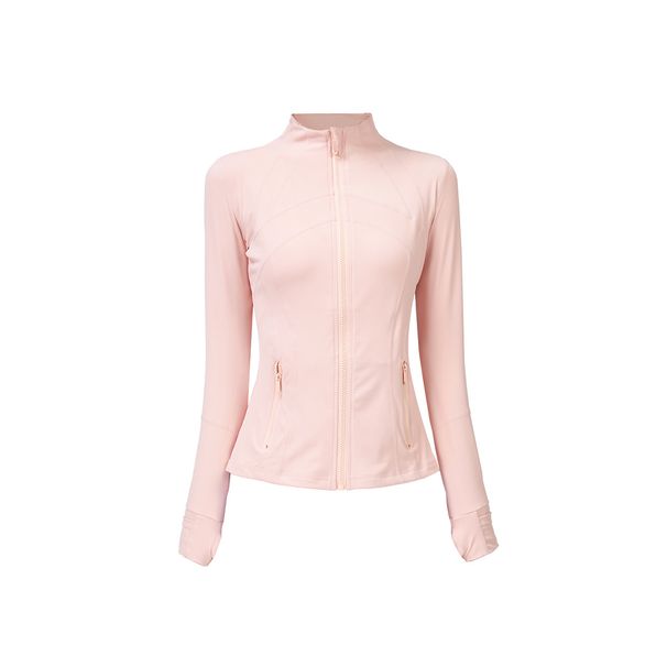 Women's Slim-Fit Yoga Jacket With Stand Collar & Zipper - Lightweight Breathable Workout Running Top Define Style_desvips.com