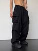 American-style Quick-drying Cargo Pants, New Summer Style, Parachute Pants, High-waisted Wide-leg Casual Sports Pants._desvips.com