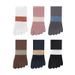 Women's Summer Non-Slip Yoga Socks Five Finger Mesh Breathable Professional Pilates Sports Toe Separating Indoor Socks_desvips.com
