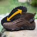Fashion High-Top Barefoot Upstream Non-Slip Water Shoes Trekking Mountain Boots Anti-Skid Hiking Sneakers Outdoor Wear-Resistant Water Shoes 36-48_desvips.com