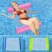 Eco-Friendly Floating Hammock - Premium Pearlized PVC With Dual Air Tubes & Reinforced Mesh (Foldable Design For Adults Lake/Pool Use 200cm)_desvips.com