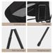 Square Structure Beach Fishing Stool, Convenient Four-Corner Camping Folding Chair, Lightweight Iron Tube Moon Chair_desvips.com