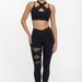 Cross-border Mesh Sports Bra Set Sexy Inner Fitness Cycling Sportswear Pilates Yoga Wear Vest Style_desvips.com