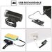 2255 Bicycle USB Rechargeable Super Bright Lighting Tail Light Set Mountain Bike Night Riding Front Headlight_desvips.com
