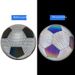 Blue Honeycomb Fluorescent Football No. 5 Student Competition Training Luminous Football Gift Glow-in-the-dark Football_desvips.com