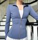 New Exposed Stitching DesignSame Style Women's Clothing Gold Zipper Yoga Breathable Sports Top Long Sleeve Fitness Jacket_desvips.com